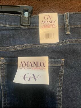 Gloria Vanderbilt Denim Jeans with Purple Label